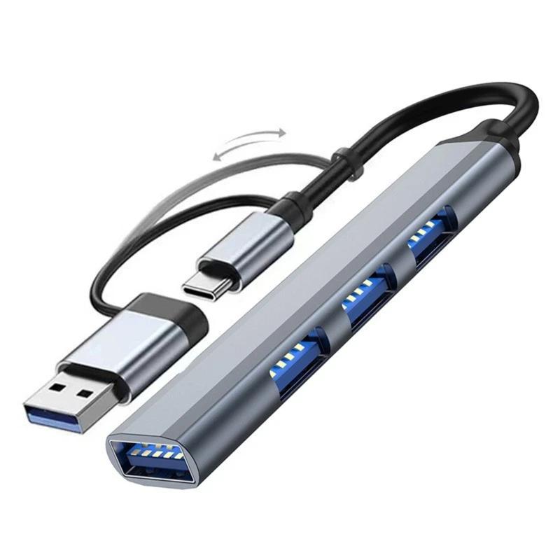4/7 Ʈ USB C  USB 3.0  C Ƽ й Ȯ ǻ PC ׼ USB  ŷ ̼ Dropship